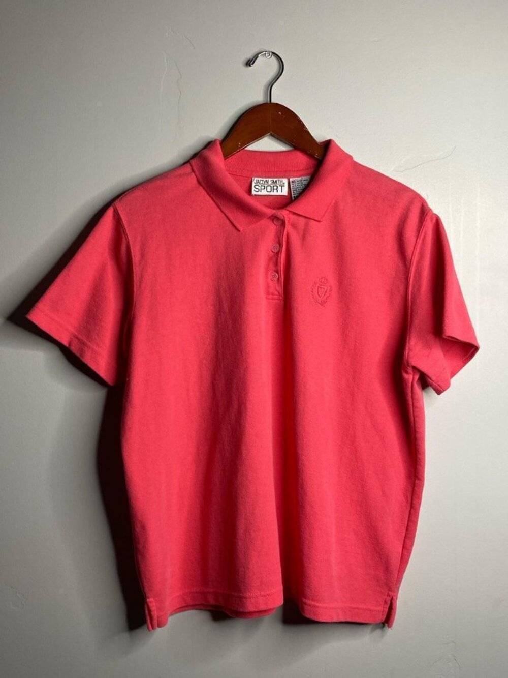 Y2K vintage pink women’s polo shirt size XL